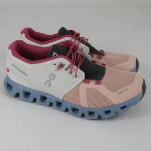 On Cloud 5 Womens9 Shoes Running Walking Gym Ice Prairie Pink Sneaker Cushion